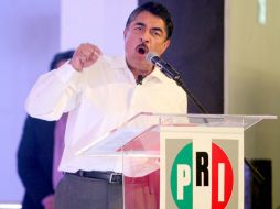 Fue candidato único, luego de que Elisa Ayón y Rocío Corona declinaron a favor del senador con licencia.  /