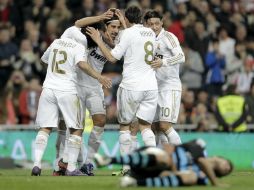 Los 'merengues' quedaron a punto de hacer una sexta anotación de último minuto. AP  /