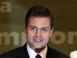 Enrique Peña Nieto asistió a la celebración del 83 Aniversario de la fundación del PRI. AP  /