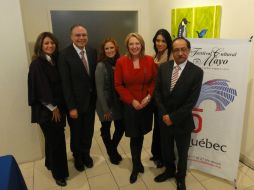 Autoridades del Estado y miembros del Festival Cultural de Mayo se reunieron en Canadá.  /