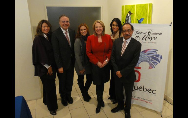 Autoridades del Estado y miembros del Festival Cultural de Mayo se reunieron en Canadá.  /