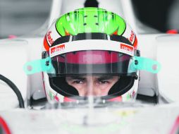 El piloto tapatío realizó el mejor tiempo en una de las sesiones de entrenamiento, durante la pretemporada de la Fórmula Uno. MEXSPORT  /