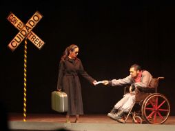 En la obra participan actores con alguna discapacidad. NOTIMEX  /