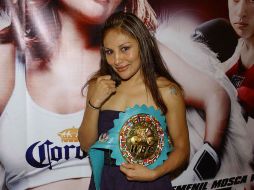 Juárez es la actual campeona mundial de peso mosca del Consejo Mundial de Boxeo. ARCHIVO  /