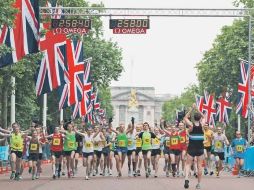 En The Mall cada año parte y termina el tradicional Maratón de Londres. GETTY IMAGES SPORT  /