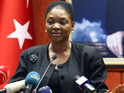 Valerie Amos no pudo concluir un acuerdo ya que el gobierno sirio quiso más tiempo para examinar la propuesta. AFP  /