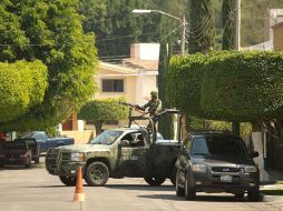 Militares en el operativo en Zapopan.  /