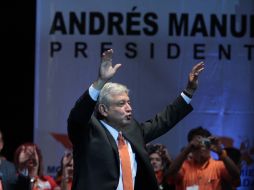 Andrés Manuel López Obrador rindió protesta como candidato electo a la Presidencia de la República por el Movimiento Ciudadano. NOTIMEX  /