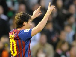 'La Pulga', hace unos días brilló con cinco tantos en un partido de la Champions League. REUTERS  /