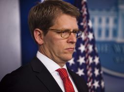El portavoz de la Casa Blanca, Jay Carney, se dirige a los medios de comunicación. EFE  /