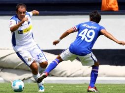 Cuauhtémoc Blanco (i) viajó con los Dorados de Sinaloa de la Liga de Ascenso. ARCHIVO  /