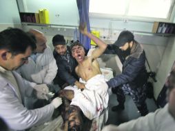 Del total de los heridos en los cuatro días de ataques de la aviación israelí, más de la mitad son mujeres y niños. AP  /