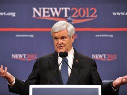 En Misisipi, Gingrich (imagen) obtuvo una ligera ventaja sobre sus contrincantes. ARCHIVO  /