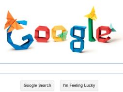 Además de las letras de Google aparecen algunas formas de aves en el 'doodle'. ESPECIAL  /