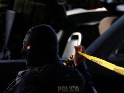 Policías acordonaron la zona y abrieron un cerco de rastreo. ARCHIVO  /