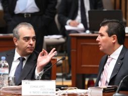 Consejeros del IFE en la sesión de este miércoles. NTX  /