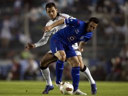 Las acciones en el Estadio Azul fueron muy disputadas entre Corinthians y Cruz Azul. MEXSPORT  /