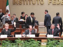 Por unanimidad, el Consejo General del Instituto Federal Electoral aprobó los lineamientos. NTX  /