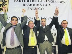 Presentación del abanderado del PRD que contenderá por la gubernatura, en un hotel del Centro tapatío.  /