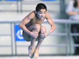 Joel Benavides, de Jalisco, avanzó a la Olimpiada Nacional al finalizar en sexto lugar en trampolín de tres metros.  /