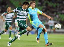 El equipo mexicano demostró una completa superioridad frente a los Sounders FC apuntando el marcador con un 6-1. EFE  /