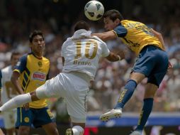 Las Águilas y los Pumas se enfrentarán el próximo domingo a las 16:00 horas en el Azteca. AFP  /
