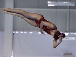 Imagen de la clavadista Teresa Vallejo de Jalisco.  /