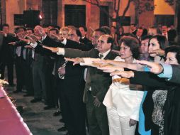 El nuevo consejo toma protesta en el Hospicio Cabañas.  /