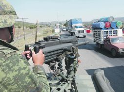 Durante la semana, los elementos del Ejército se trasladaron nuevamente al retén que se ubica en la Carretera a Nogales  /