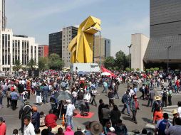 La marcha de maestros de la Coordinadora Nacional de Trabajadores de la Educación está en su segundo día. NOTIMEX  /
