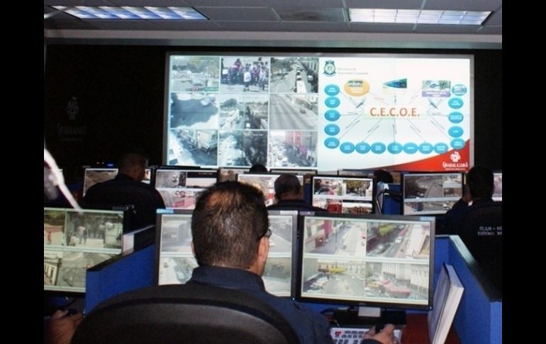 Centro de Videovigilancia de Guadalajara. ESPECIAL  /