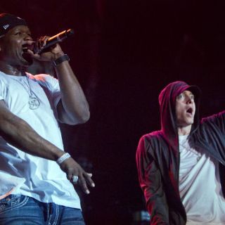 Eminem se presenta por sorpresa en concierto de 50 Cent