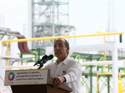 El mandatario conmemoró en Veracruz el 74 Aniversario de la Expropiación Petrolera. EL UNIVERSAL  /