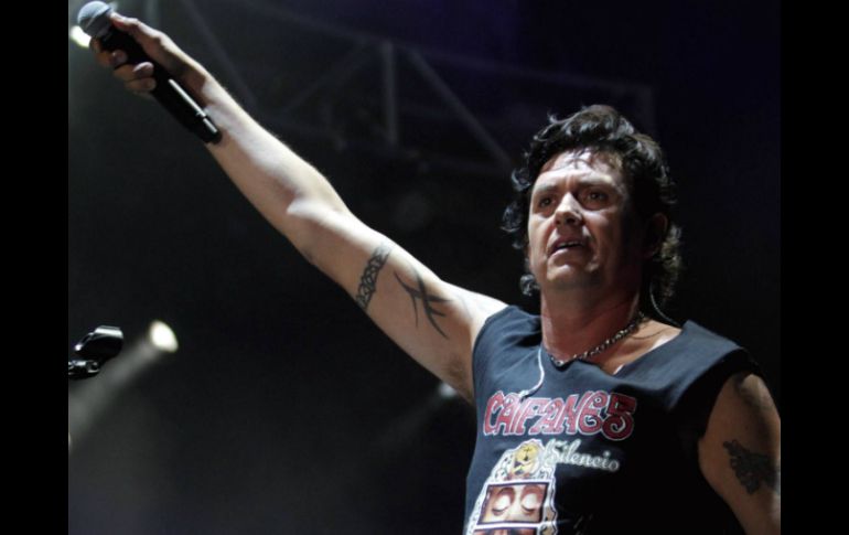 Saúl Hernández, vocalista de la banda de rock Caifanes. NTX  /