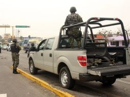 Vigilancia en Boca del Río, Veracruz. El Mandatario destacó el operativo encabezado por la Secretaría de Marina en la entidad. ARCHIVO  /