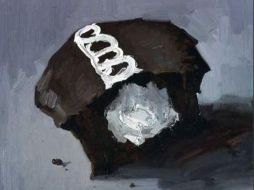 Las piezas están trabajadas a partir de modelos reales. Obra Pastel I, óleo sobre lienzo. JUAN CARLOS DEL VALLE  /