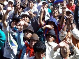 La marcha partió de la ciudad de Cobán hacia la capital guatemalteca, un recorrido de 212 km. ARCHIVO  /