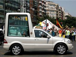 La mayor parte del recorrido del Papa será a bordo del Papamóvil. ARCHIVO  /