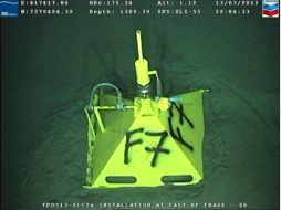 Maquinaria de Chevron en Campo de Frade, un yacimiento ubicado a unos 120 kilómetros del litoral de Río de Janeiro. REUTERS  /