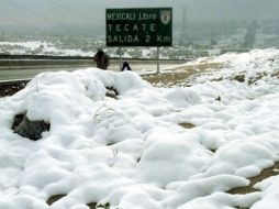 Salvo algunos incidentes de derrapamiento de vehículos no se registraron accidentes. ARCHIVO  /