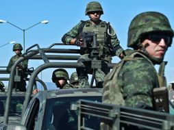 Militares patrullan la zona para evitar que se perpetre otro ataque. ARCHIVO  /