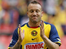 El delantero marcó el gol que le dio el triunfo a las Águilas sobre los Pumas en la jornada pasada del Clausura 2012. EL UNIVERSAL  /