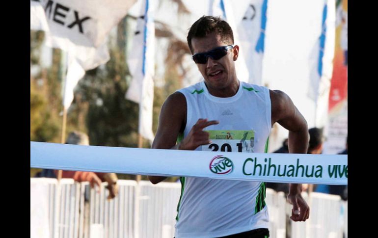 Sánchez es uno de los mejores marchistas de 20 kilómetros de la temporada 2011. MEXSPORT  /