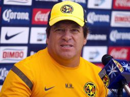 Miguel Herrera espera más pruebas de exigencia para el América. MEXSPORT  /