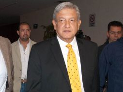 Andrés Manuel López Obrador, precandidato único del Movimiento Progresista a la Presidencia. ARCHIVO  /