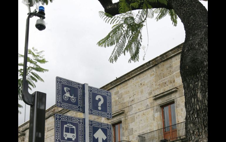 La Secretaría de Seguridad Ciudadana de Guadalajara informó antes que cuenta en el municipio con 140 cámaras en operación.ARCHIVO  /