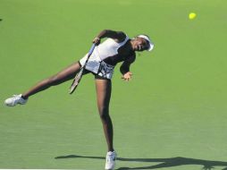 La tenista estadounidense Venus Williams regresó a jugar tras seis meses de inactividad por enfermedad. EFE  /