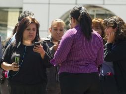 El sismo provocó algunas evacuaciones preventivas en edificios públicos de la ciudad de México. AFP  /