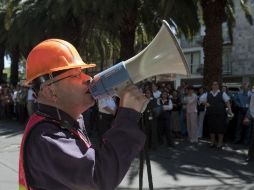 Por segunda vez en lo que va de la semana, un sismo encendió alarmas y provocó evacuaciones en la ciudad de México. AFP  /