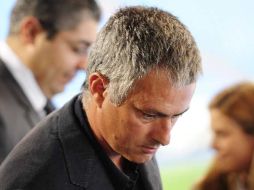 José Mourinho guarda silencio al igual que el resto del Real Madrid. EFE  /